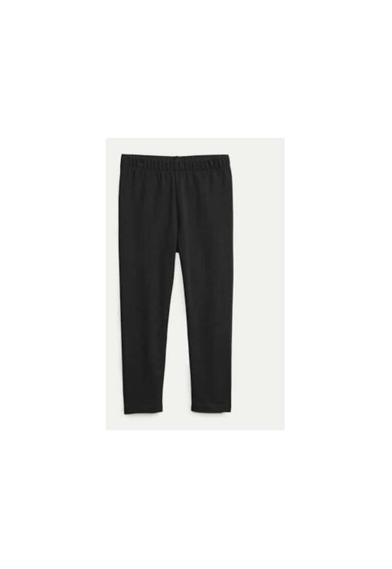 Colanti fete - Bumbac - Negru