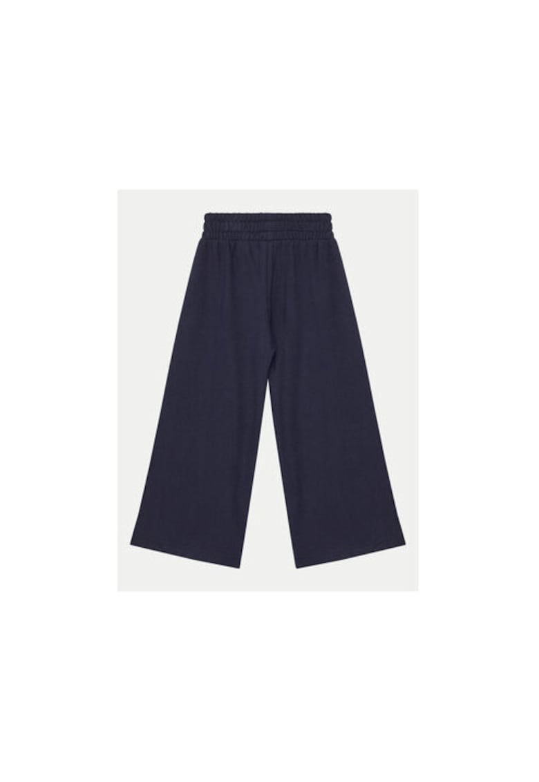 Pantaloni fete - 305289834 - Bumbac/Poliester reciclat - 134 CM - Albastru
