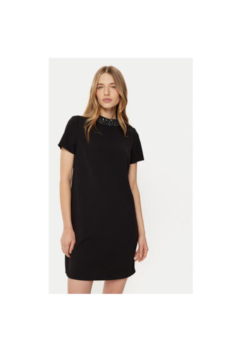 Rochie dama - 305165183 - Poliester reciclat - Negru - Negru