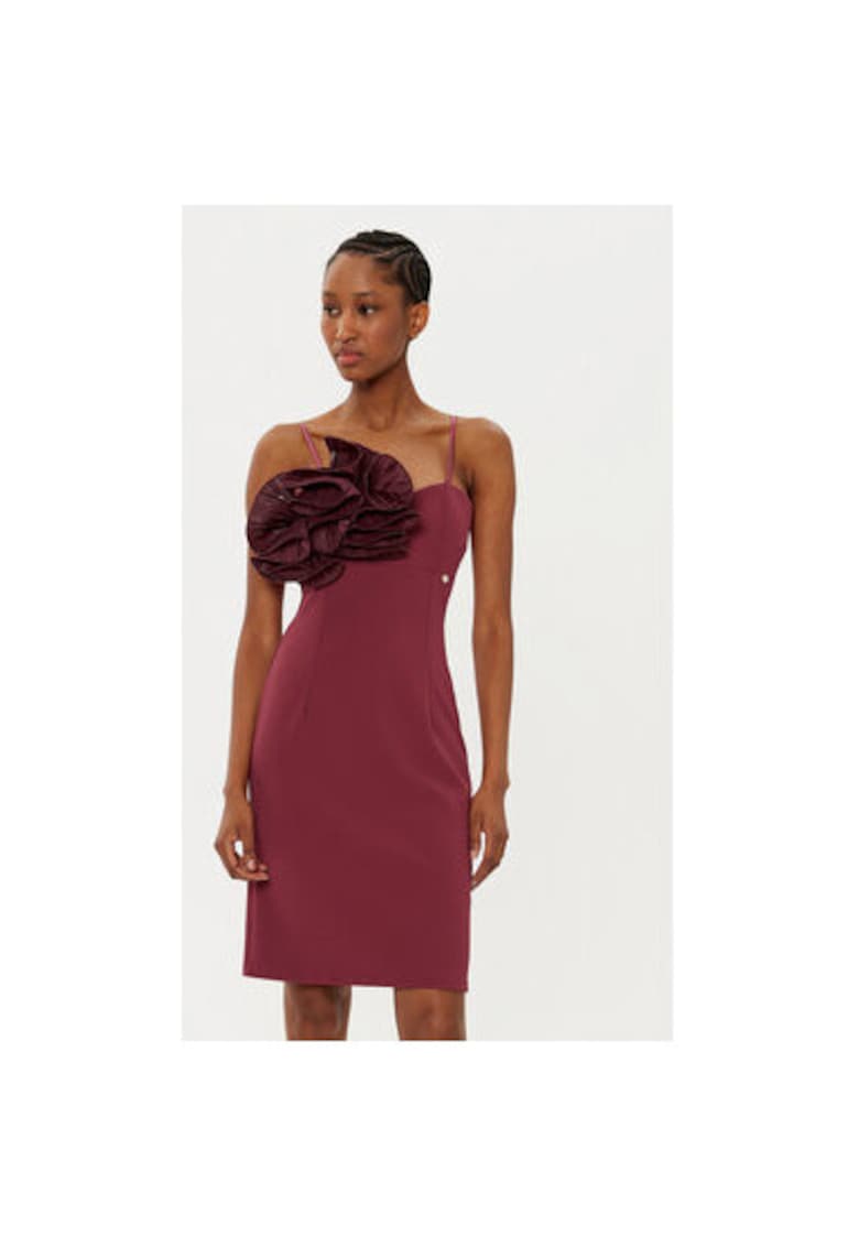 Rochie dama - 305119261 - Poliester - Rosu