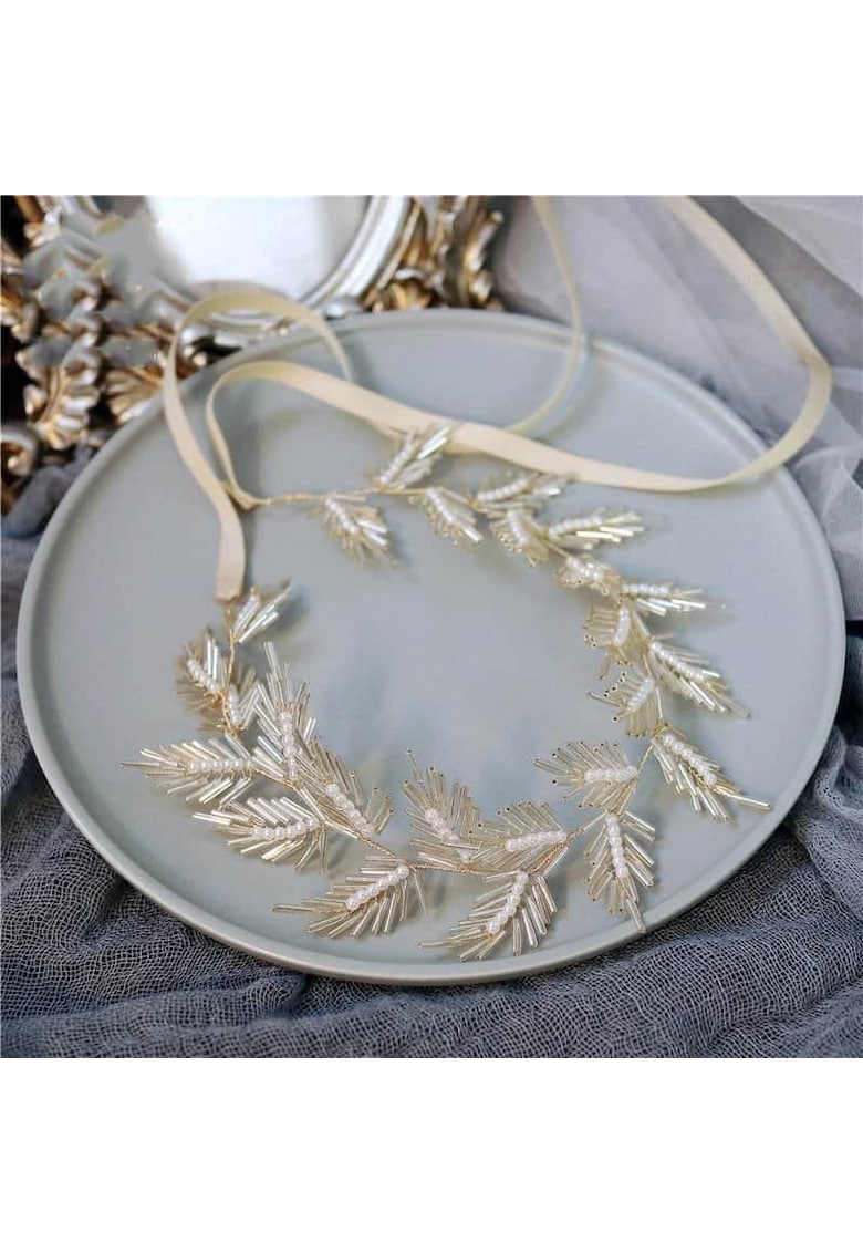 Accesoriu par - modelator - auriu cu perlute - Maglena C2 -