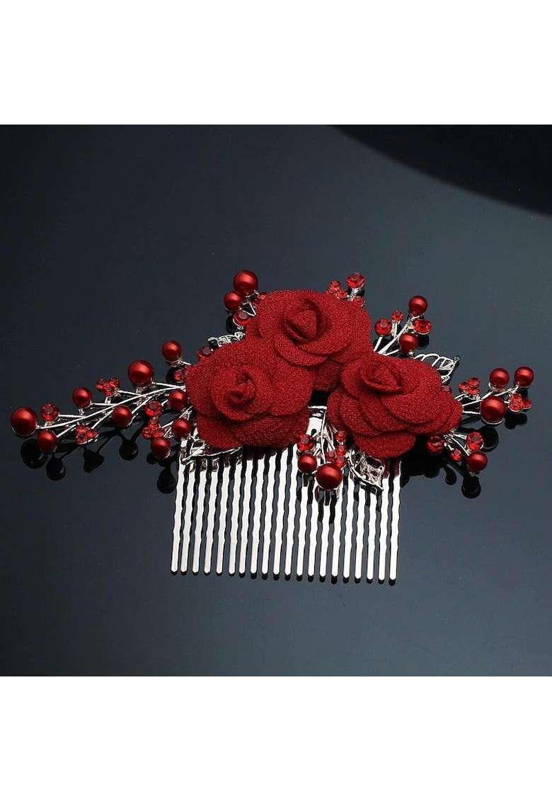 Accesoriu par - auriu - cu flori si margelute - Annalina C4 -