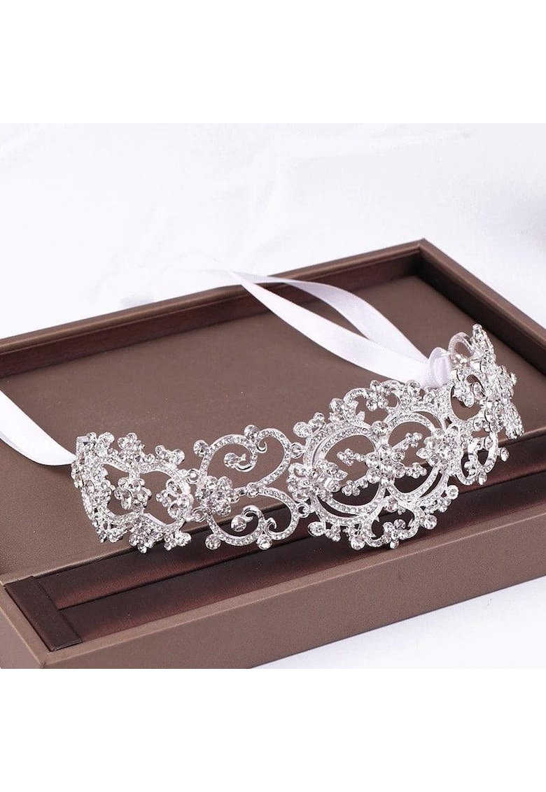 Accesoriu par - argintiu - cu pietre - Orpa C8 -