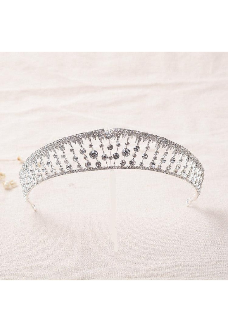 Coronita argintie - cu pietre - Athina C3 -