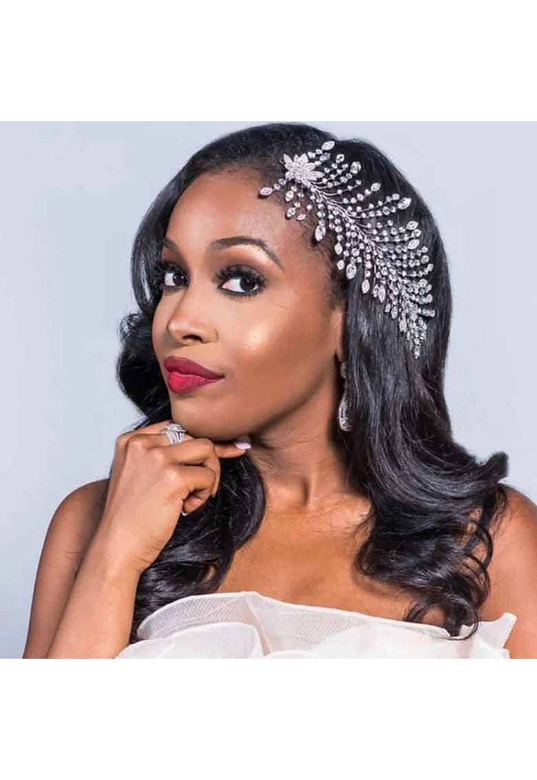 Accesoriu de par - argintiu - cu pietre - Shannon C4 -