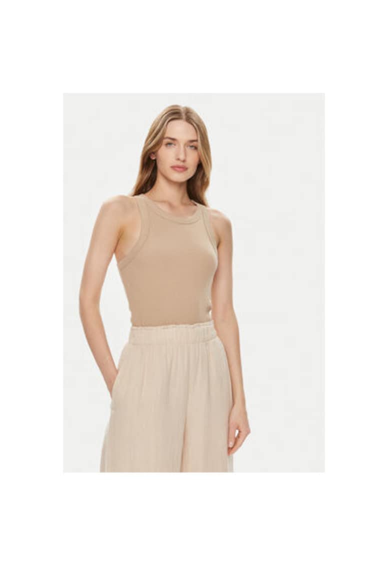Tricou dama -  304357831 - Bumbac/Modal - Bej
