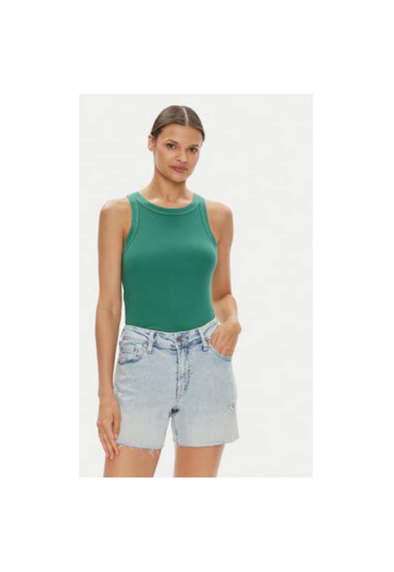 Tricou dama - 304508424 - Bumbac - Verde