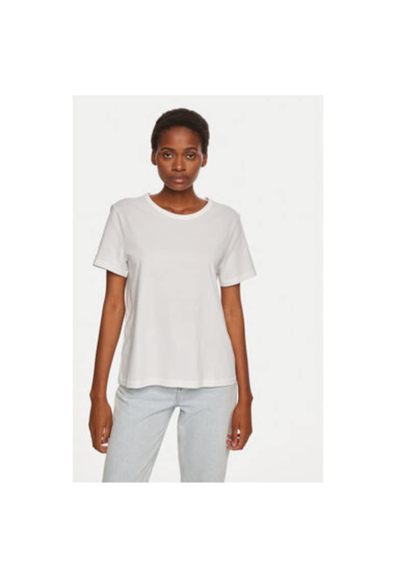 Tricou dama -  304454547 - Bumbac organic - 2XS INTL - Alb