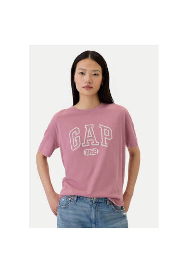 Tricou dama - 304837661 - Bumbac organic - Roz