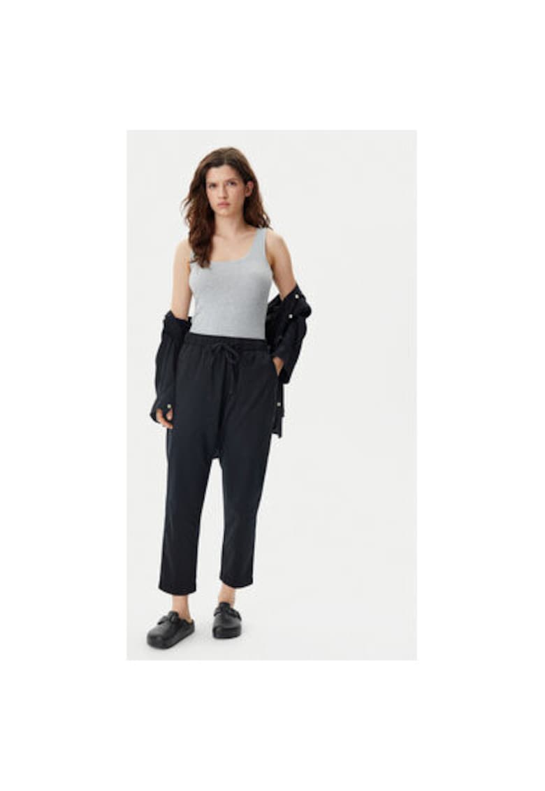 Tricou dama - 305290045 - Bumbac/Modal - Gri