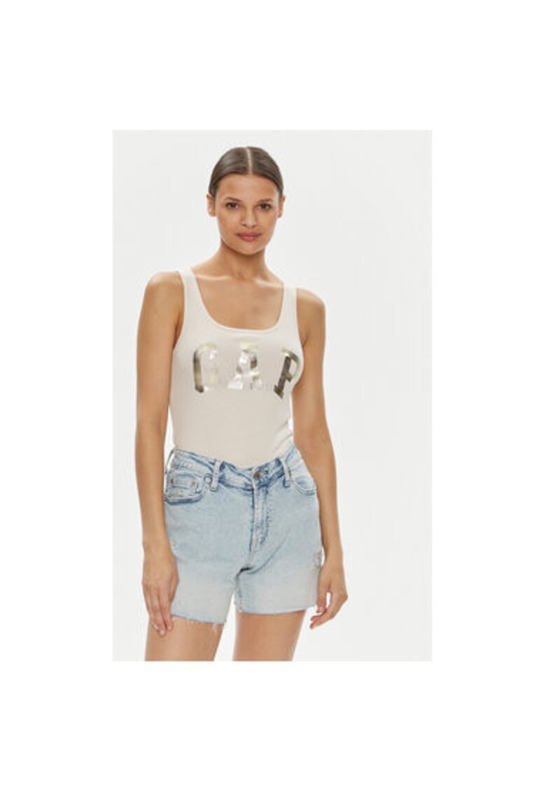 Tricou dama - 304508660 - Bumbac/Poliester - Bej