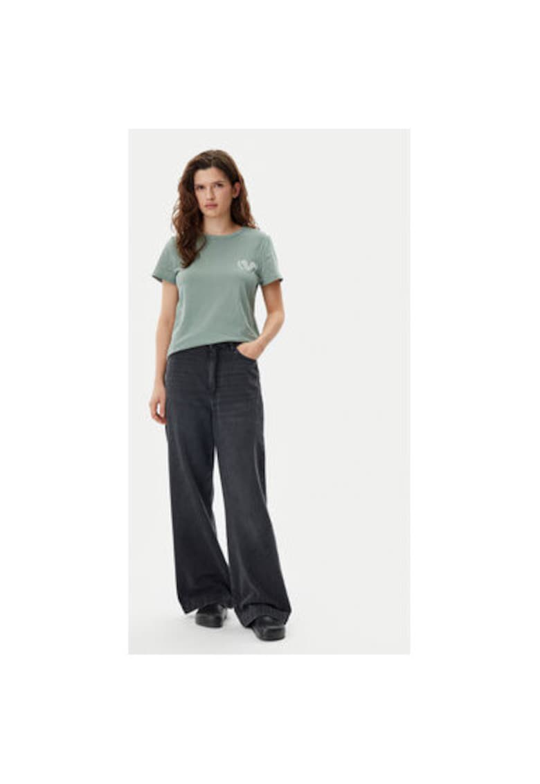Gap Tricou dama - 305290397 - Bumbac - Verde - Verde