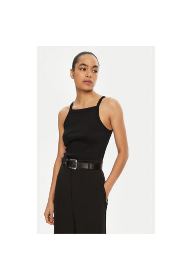 Tricou dama - 305031679 - Bumbac organic - Negru