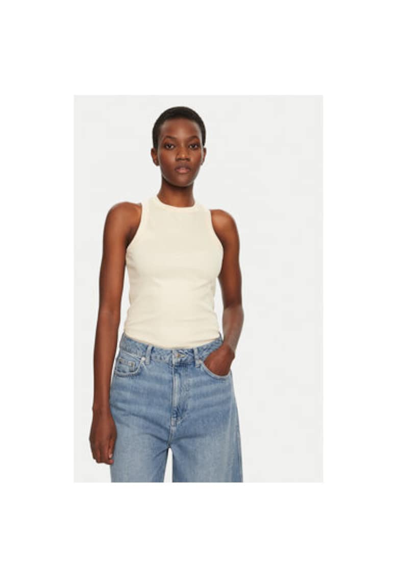 Tricou dama - 305031426 - Bumbac organic - Bej