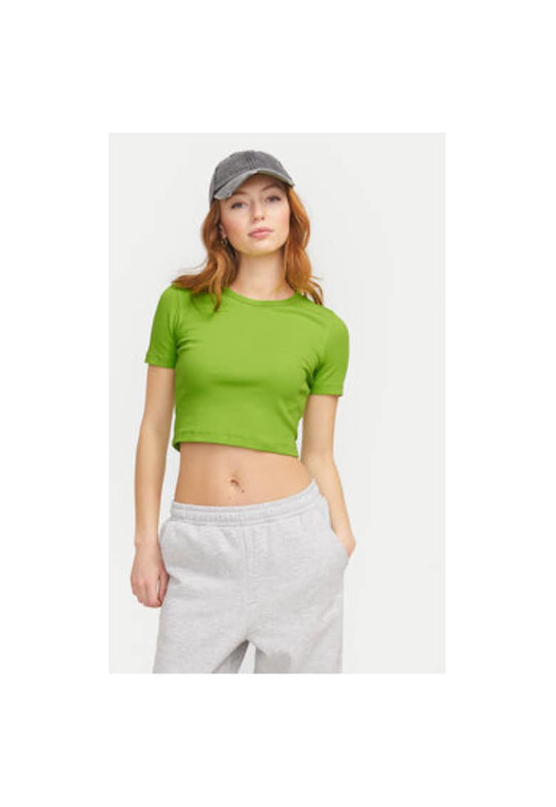 Tricou dama - 304702976 - Bumbac - Verde