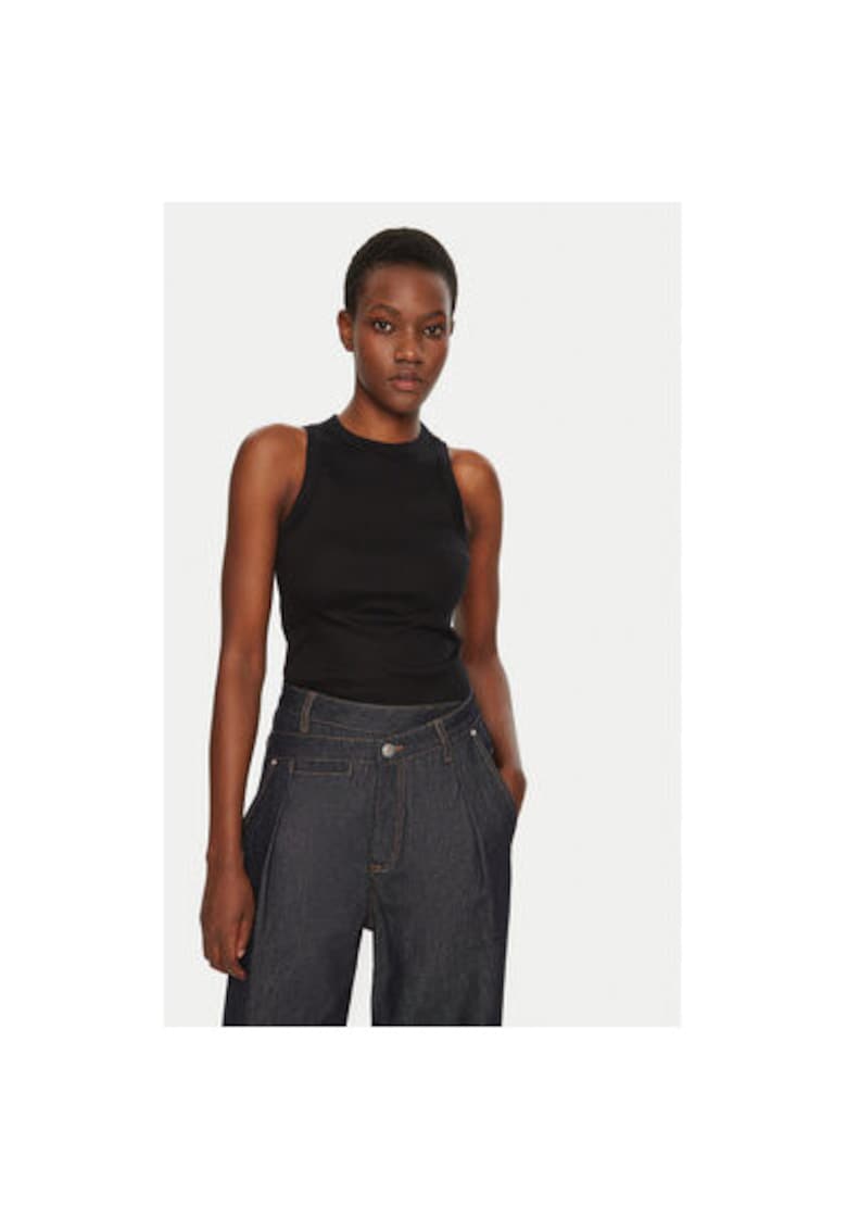 Tricou dama - 305031693 - Bumbac organic - Negru - Negru