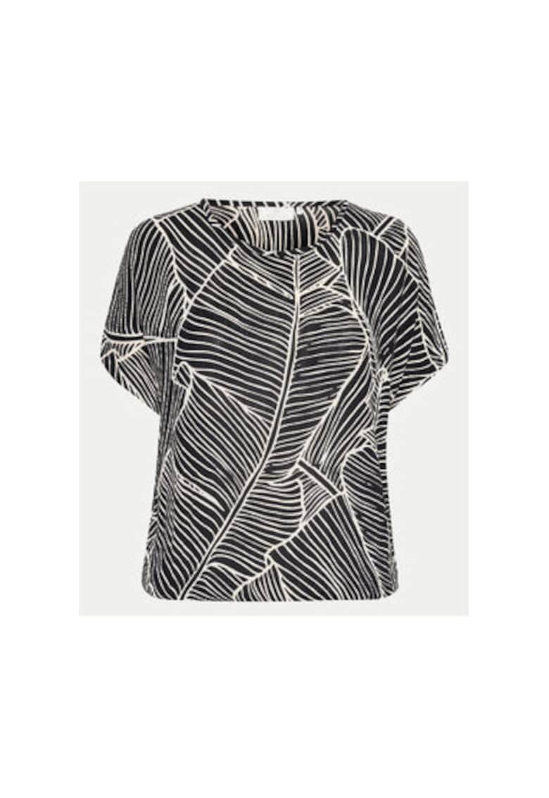 Tricou dama - 303964641 - Viscoza - Negru - Negru