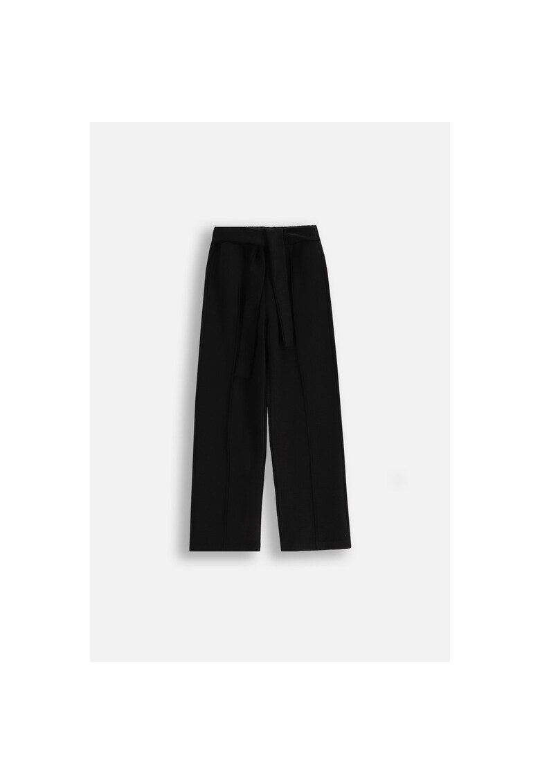Pantaloni sport cu croiala ampla - Negru