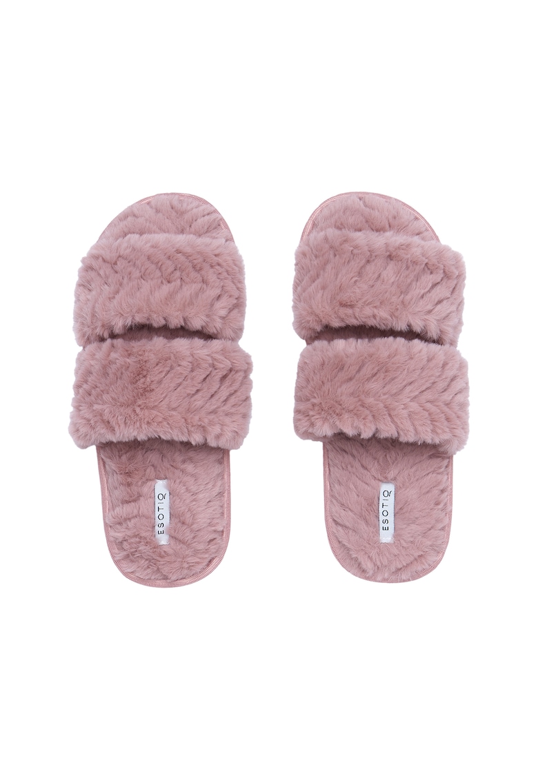 Papuci de casa Jacie - Roz