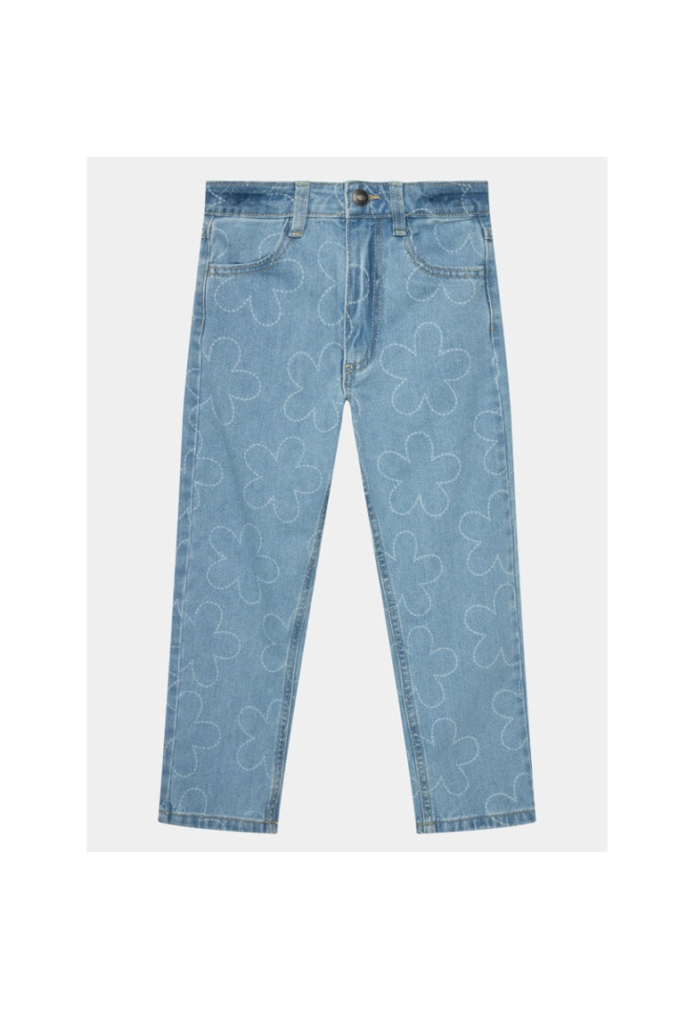 United Colors of Benetton Pantaloni fete - 303816070 - Bumbac - Albastru - Albastru