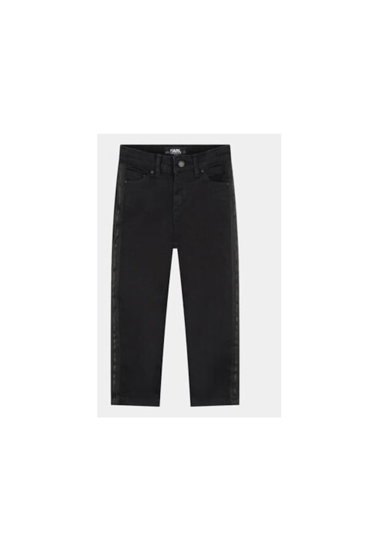 Blugi fete - 303040284 - Bumbac - Negru - Negru