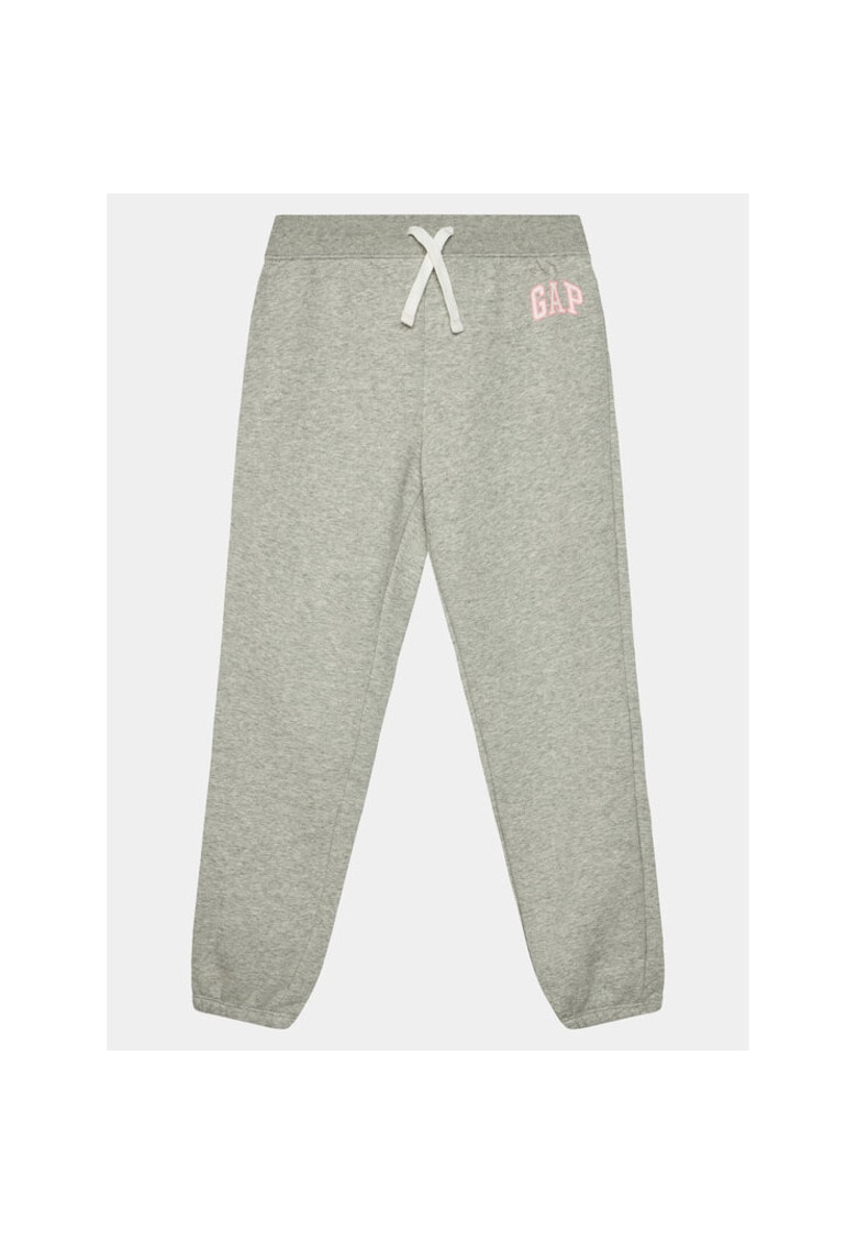 Pantaloni fete - 303610944 - Bumbac/Poliester - Gri - Gri