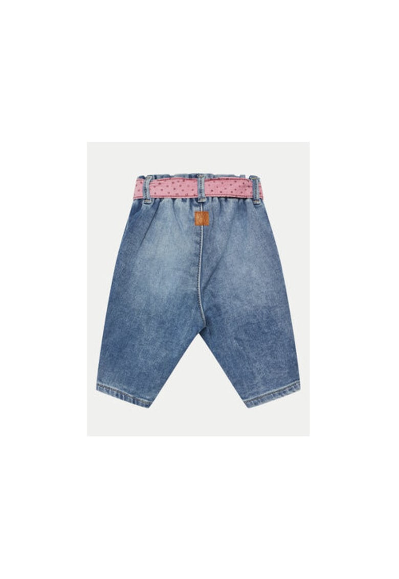 Pantaloni fete - 304522390 - Bumbac/Poliester - Albastru - Albastru