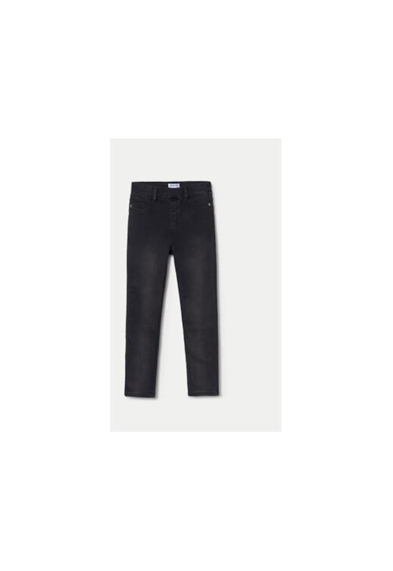 Blugi fete - 304328077 - Bumbac/Poliester - 152 CM - Negru