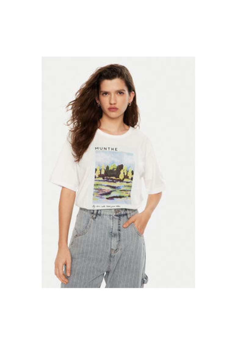 Tricou dama - 304891502 - Bumbac organic - Alb Tricou dama - 304891502 - Bumbac organic - Alb