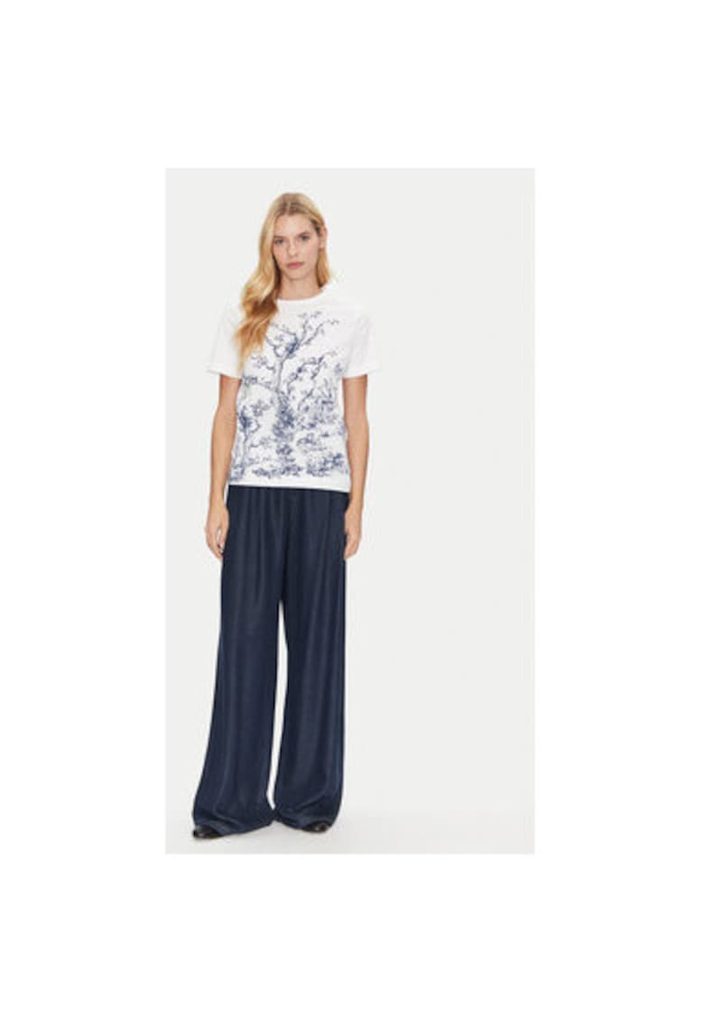 Tricou dama -  304892851 - Bumbac organic - Alb