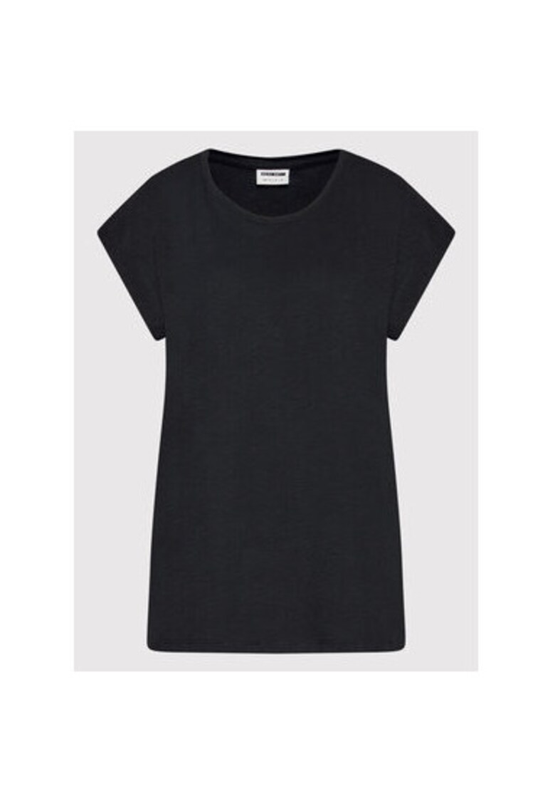 Tricou dama - 300081600 - Poliester/Bumbac organic - Negru - Negru
