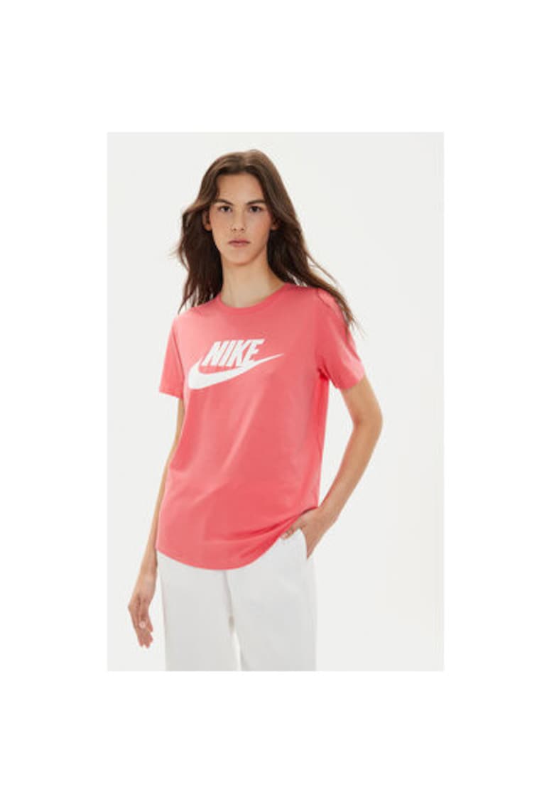Tricou dama - 304459627 - Bumbac - Roz - Roz