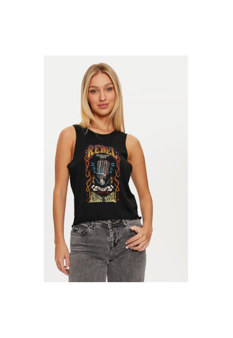 Tricou dama -  304870187 - Bumbac organic - Negru Tricou dama -  304870187 - Bumbac organic - Negru