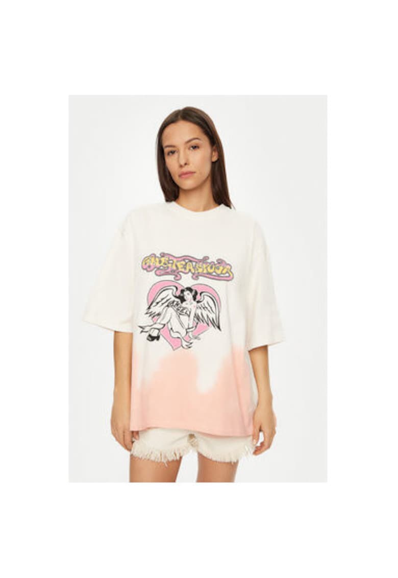 Tricou dama - 304604416 - Bumbac - Bej Tricou dama - 304604416 - Bumbac - Bej