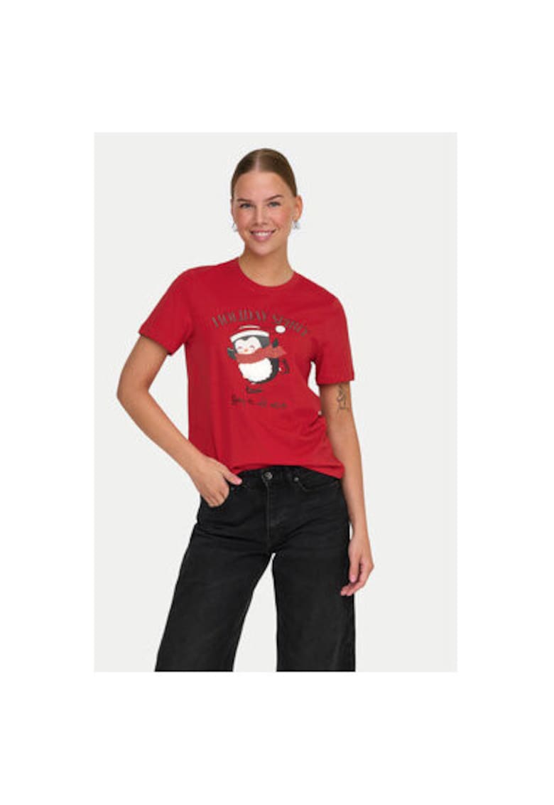 Tricou dama -  304494444 - Bumbac - Negru