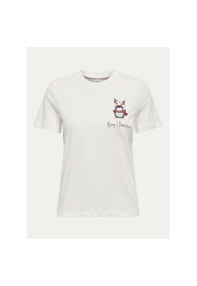 Tricou dama -  304494420 - Bumbac - Alb