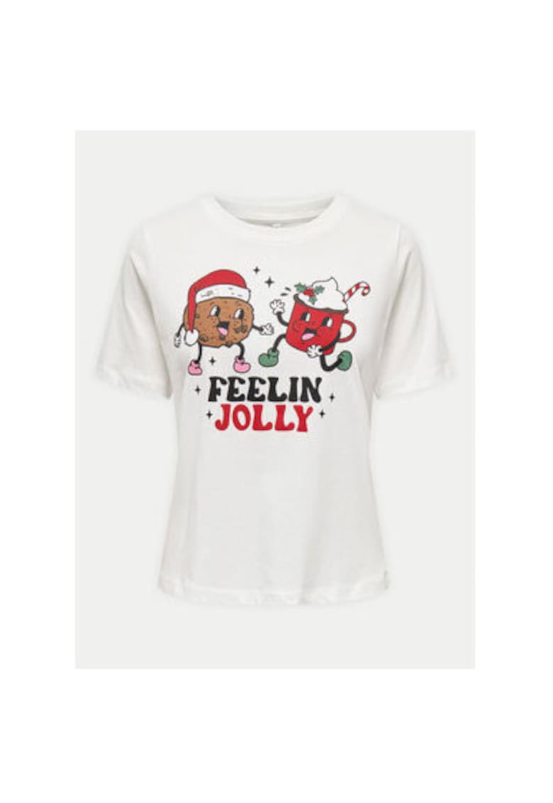 Tricou dama -  304494550 - Bumbac - Alb