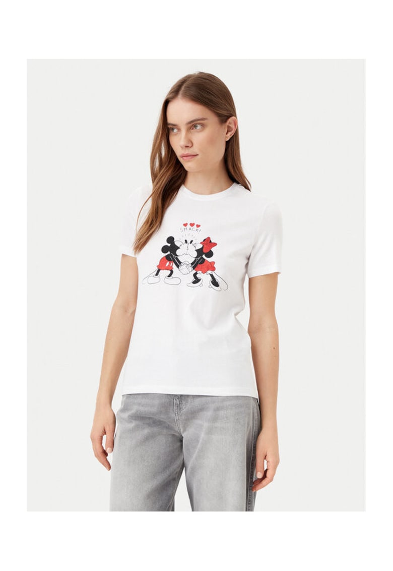Tricou dama - 304927089 - Bumbac organic - Alb - Alb