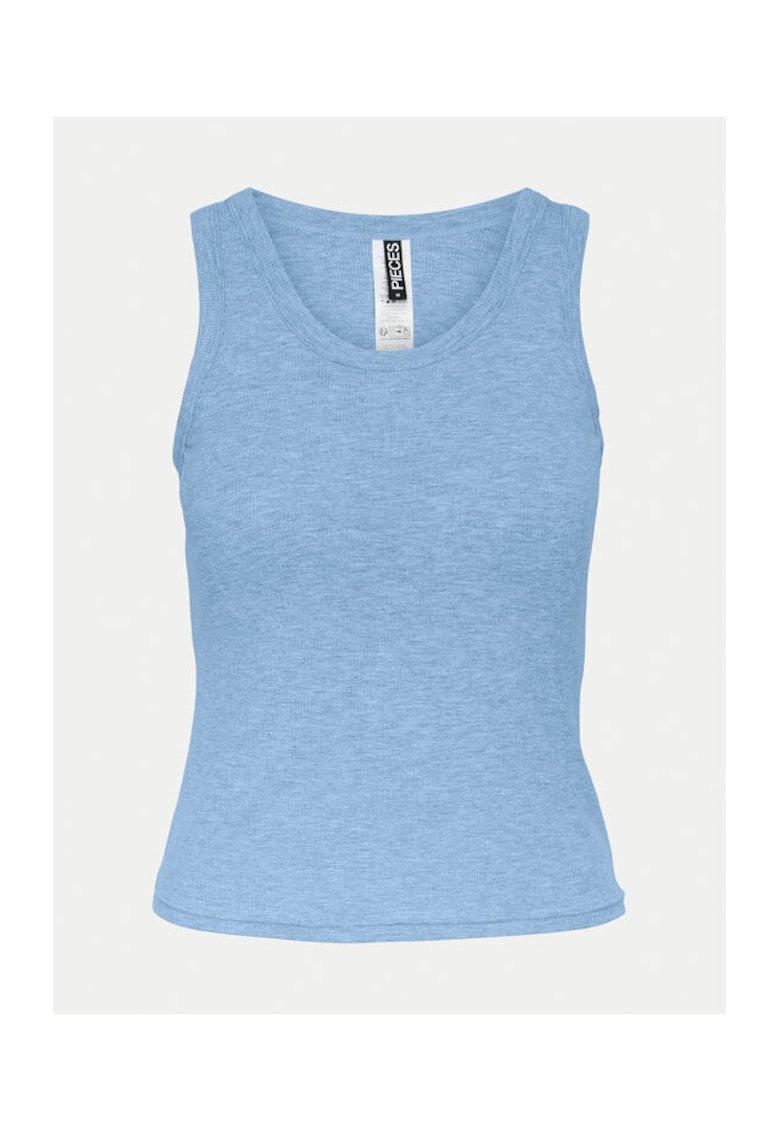 Tricou dama - 304014918 - Viscoza - Albastru - Albastru