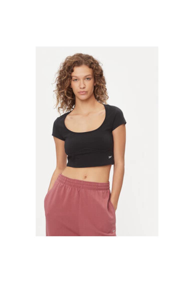 Tricou dama - 302533312 - Bumbac - Negru - Negru