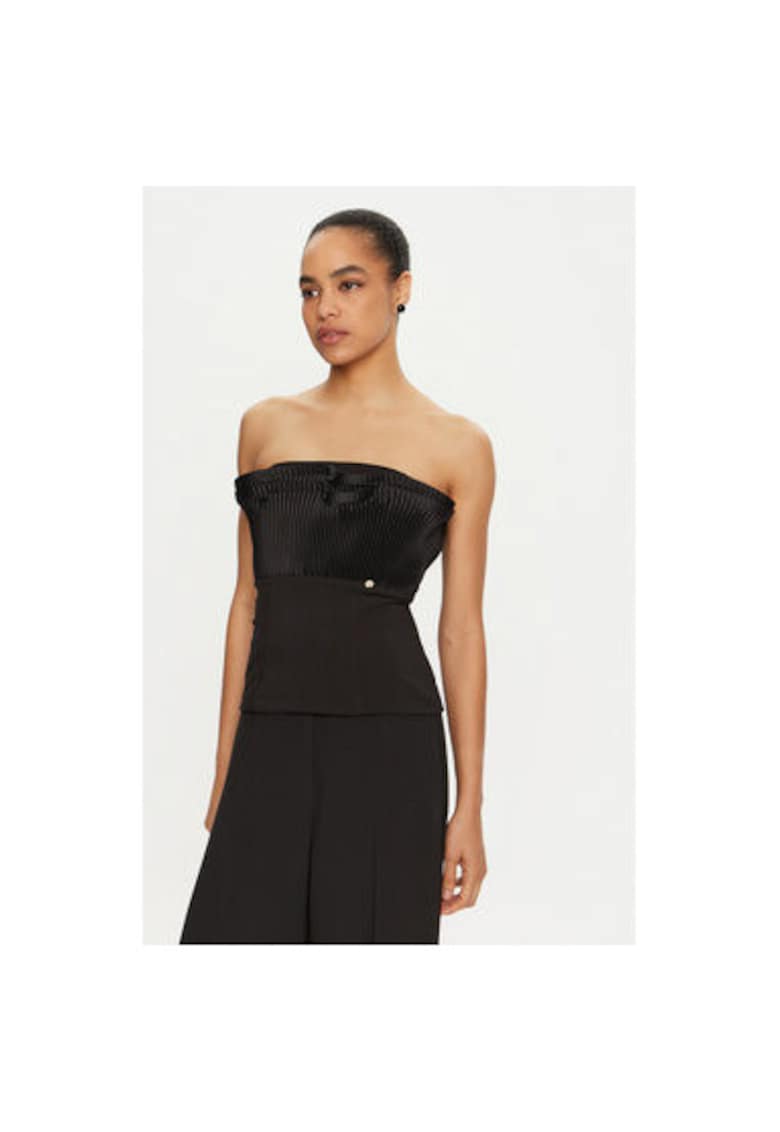 Rinascimento Tricou dama - 305015594 - Poliester - Negru - Negru