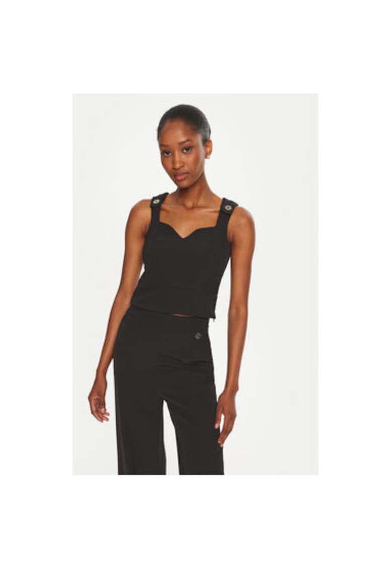 Tricou dama - 304725012 - Poliester - Negru - Negru