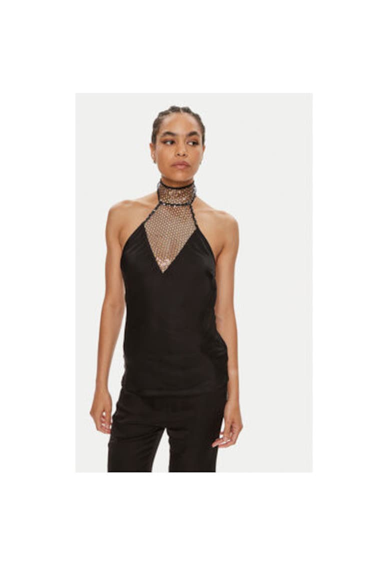 Tricou dama - 304471292 - Viscoza - Negru