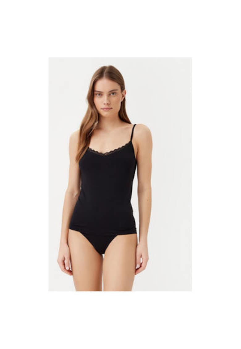 Tricou dama -  304974946 - Bumbac - Negru