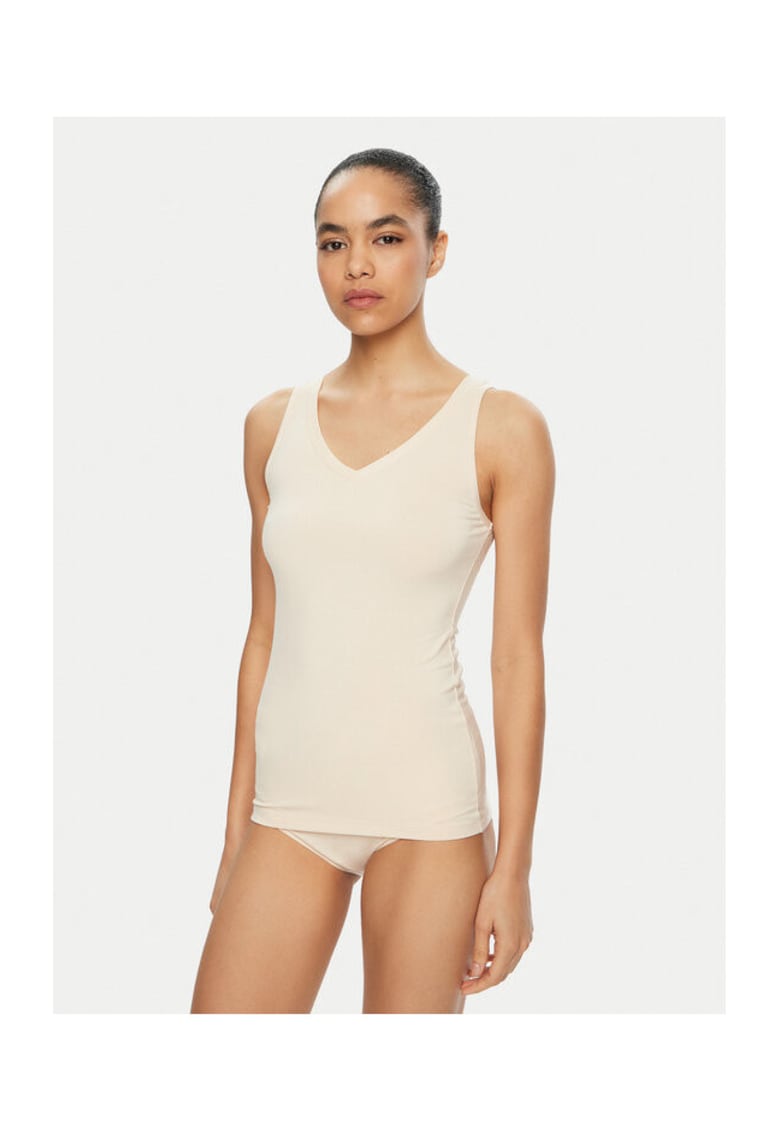 Tricou dama - 304974779 - Modal - Bej - Bej