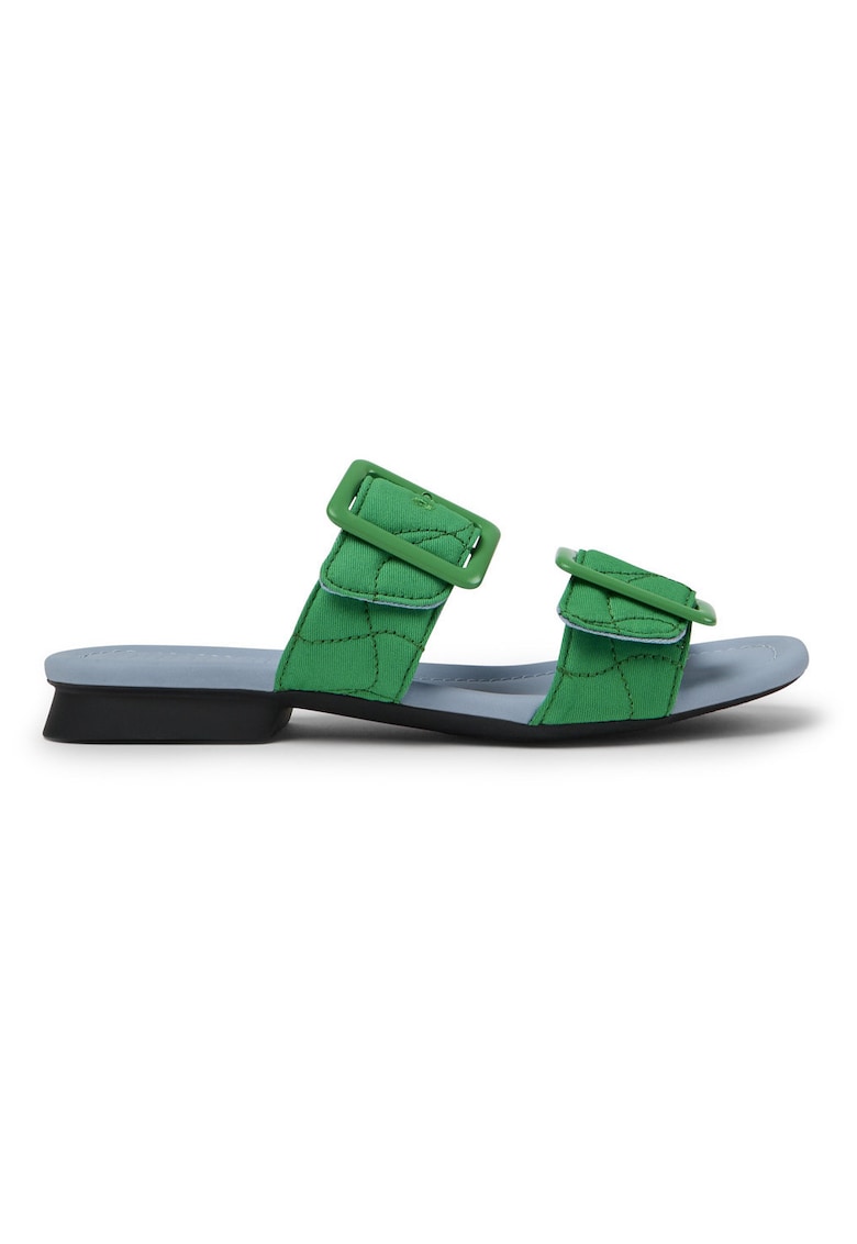 Papuci cu catarama Casi Myra - Verde