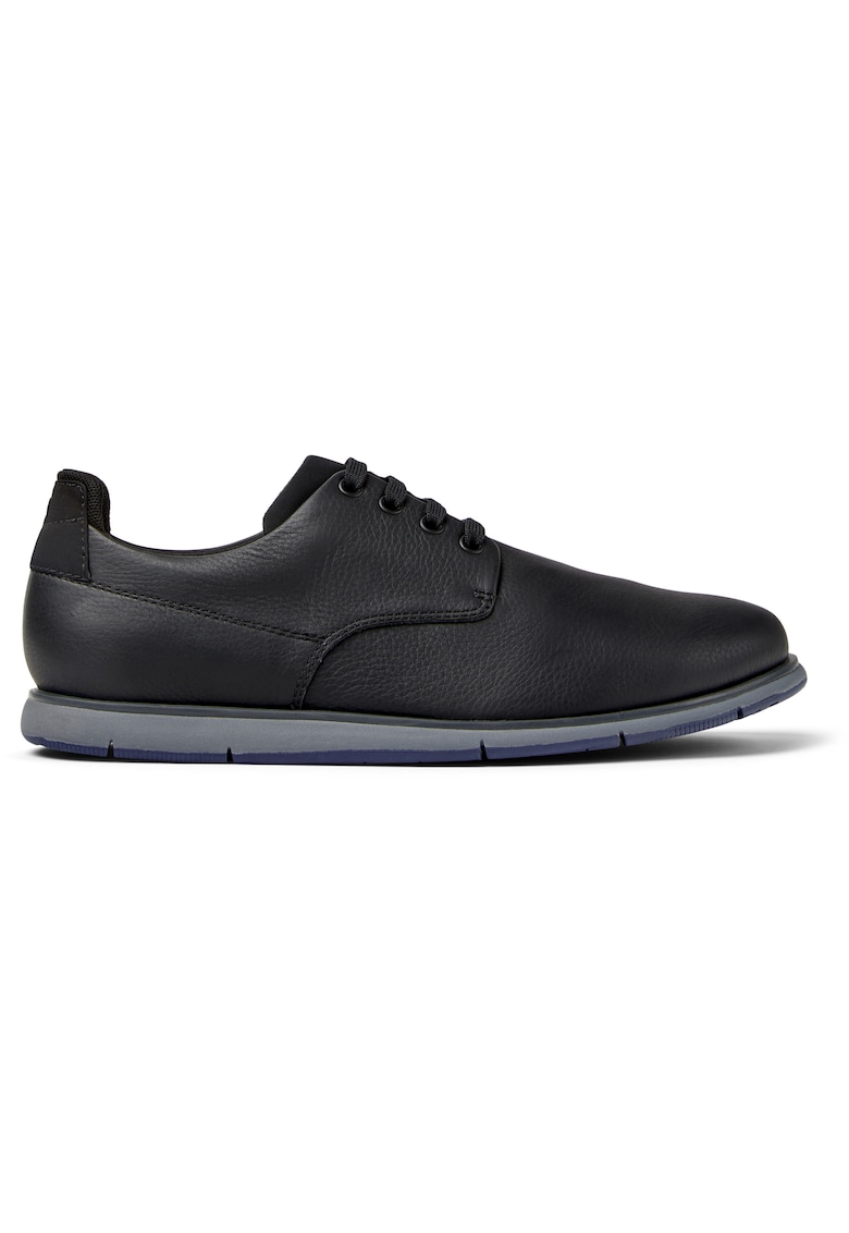 Pantofi derby de piele Smith - Negru