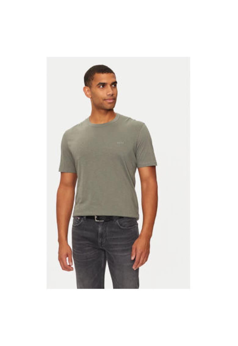 Tricou barbati - 304241901 - Bumbac - Gri - Gri