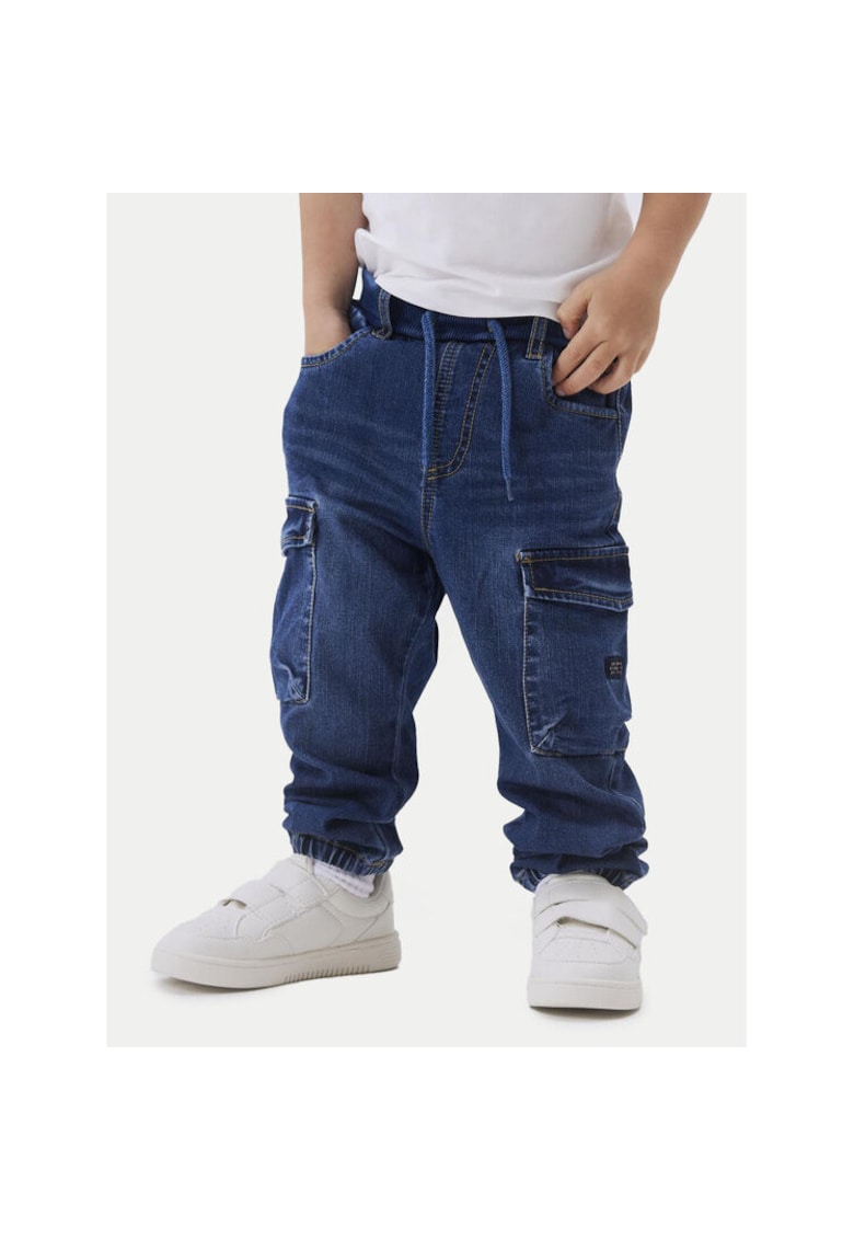 Pantaloni baieti - 304434419 - Bumbac/Poliester/Viscoza - Albastru - Albastru