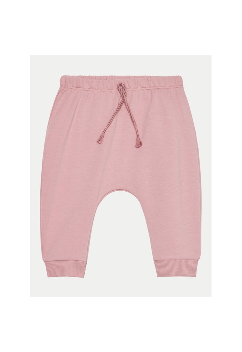 Pantaloni fete - 304522345 - Bumbac - Roz - Roz